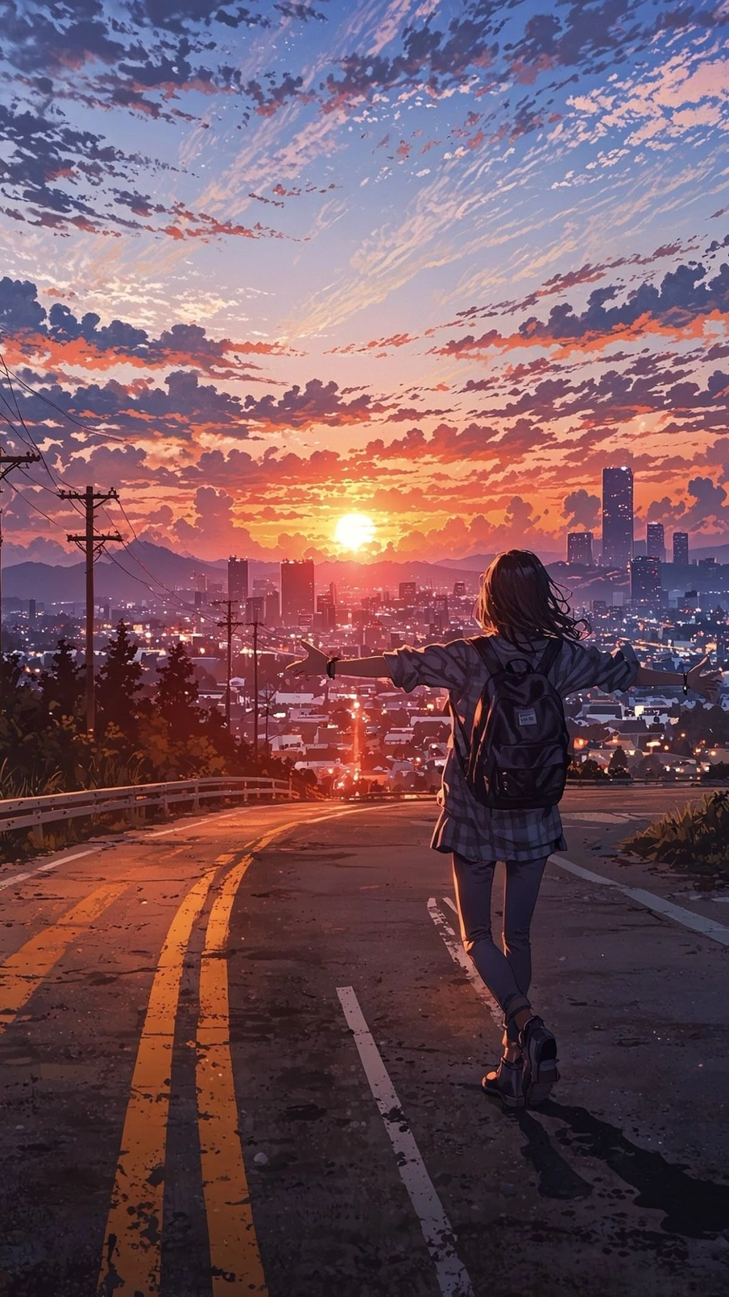 Artistic portrait transformed with AI painting style filter