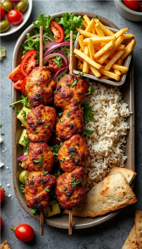 Food photography improved with AI color enhancement and sharpening